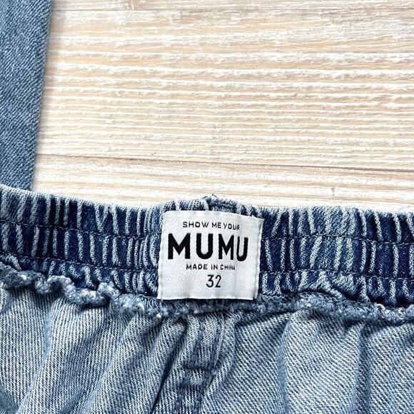 Show Me Your Mumu Memphis Mid Rise‎ Jeans | Fall Blues Size 32 - Picture 4 of 11